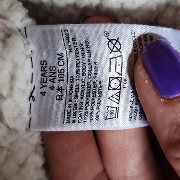 Gap Puffer Sherpa Vest - Picture 4 of 4